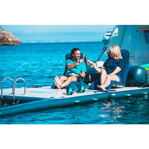 Pack plateforme gonflable bateau Jobe Infinity island small avec gonfleur