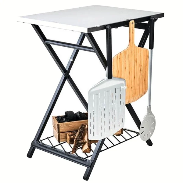 Pack Promo Four A Pizza A Gaz Ooni Koda 2 Bleu Ardoise Avec Table Pliable