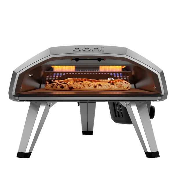 Pack Promo Four A Pizza A Gaz Ooni Koda 2 Noir Avec Table Inox Modulaire Médium