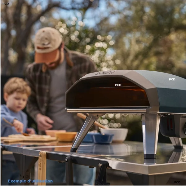 Pack Promo Four A Pizza Gaz Ooni Koda 2 Bleu Et Pelle 14 Pouces