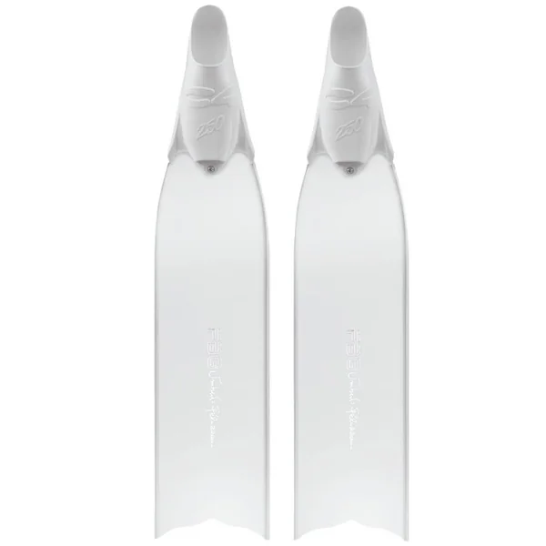 Palmes apnée Fibre C4 FBG Umberto Pelizzari UP Blanche - 20 Extra soft