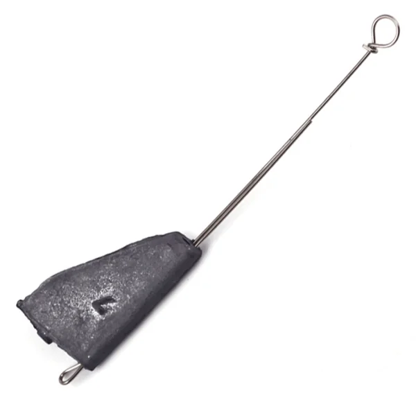 Plomb tête de poisson avec avançon sachet de 3 en 10 gr