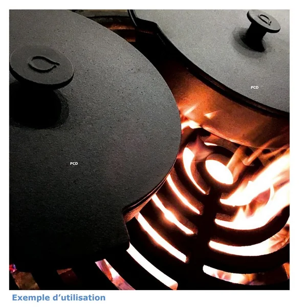 Set De Casseroles En Fonte 21cm Et 26cm De Diamètre Ofyr