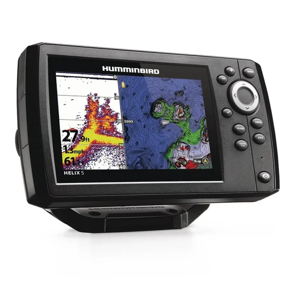 Sondeur GPS Humminbird Hélix 5 G3 CHIRP XD 2D + Sonde 50/200 KHz