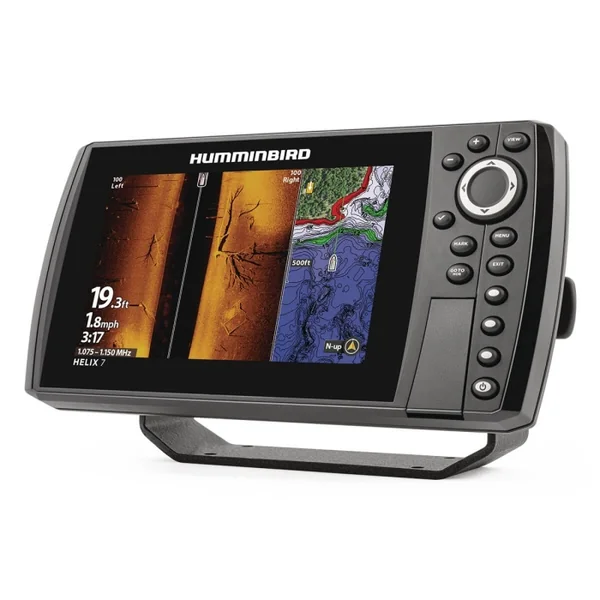 Sondeur GPS Humminbird Hélix 7 G4N CHIRP MEGA SI + Sonde 140/240/455/800/1200 KHz