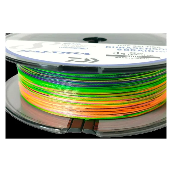 Tresse Daiwa Saltiga 8 Brins Dura Multicolore 200m