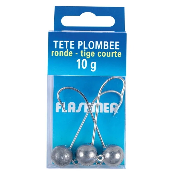 Têtes Plombées Tête Ronde Tige Longue X 3 en 15 gr