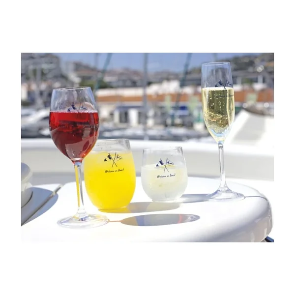 Verre à Orangeade Marine Business - Collection Welcome On Board - 6 Pièces